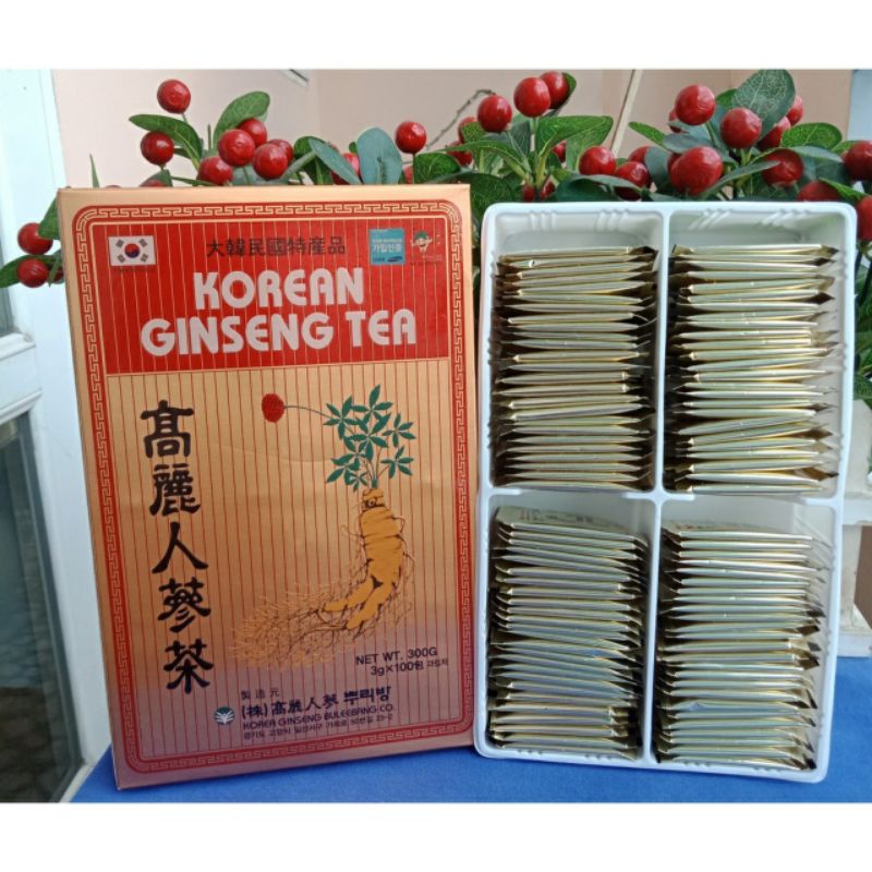 Trà Sâm Hàn Quốc Korean Ginseng Tea _ Hộp 100 gói