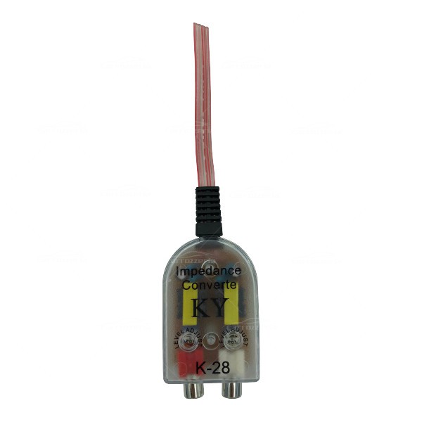 Thiết bị chuyển đổi mức âm thanh loa từ HI-LOW sang RCA cho xe hơi (loa ra AV)
