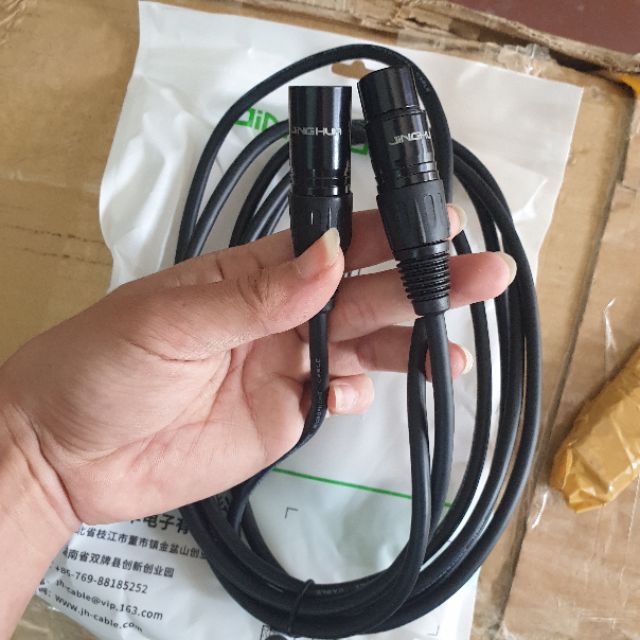 Dây mic 2 đầu XLR cao cấp 3 mét