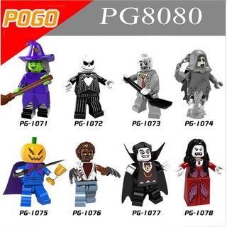 Đồ chơi lắp ráp minifigure Nhân Vật Cosplay Halloween PG8080(1071-1078)