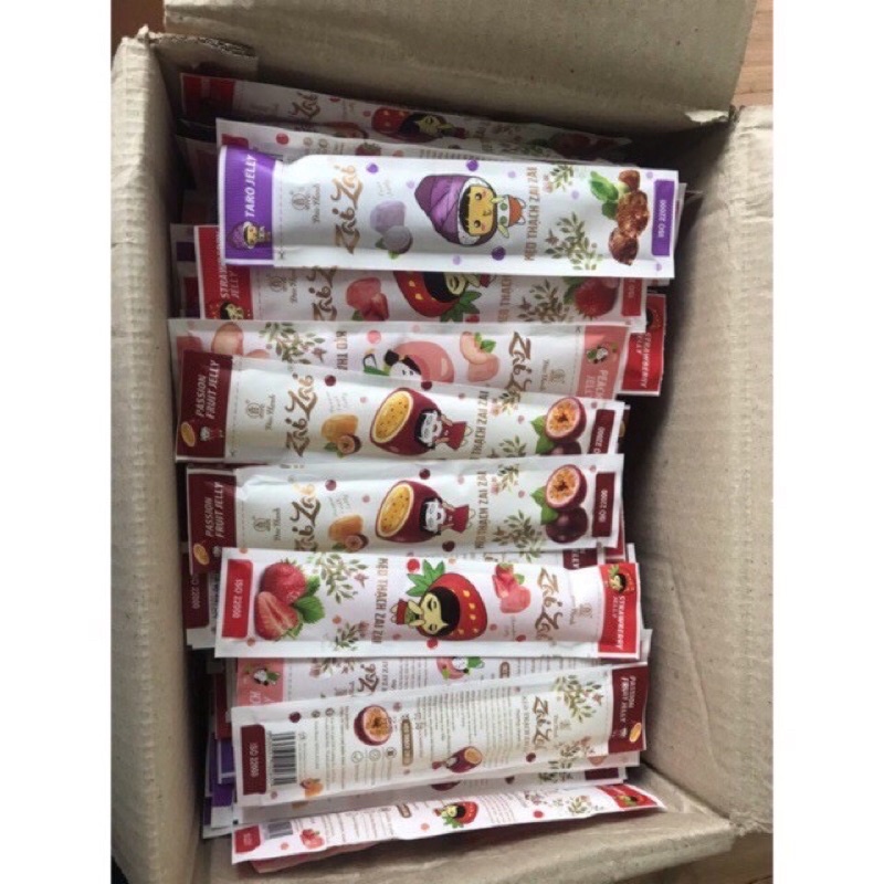 thạch zai zai bao bì mới( 1 cái vị ngẫu nhiên)