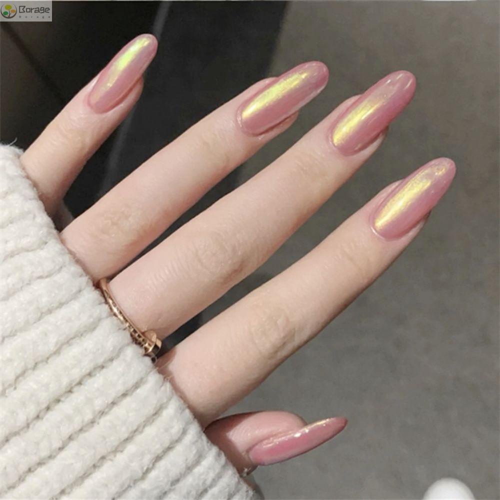 Hộp 24 Móng Tay Giả Có Thể Tháo Rời Che Phủ Toàn Diện