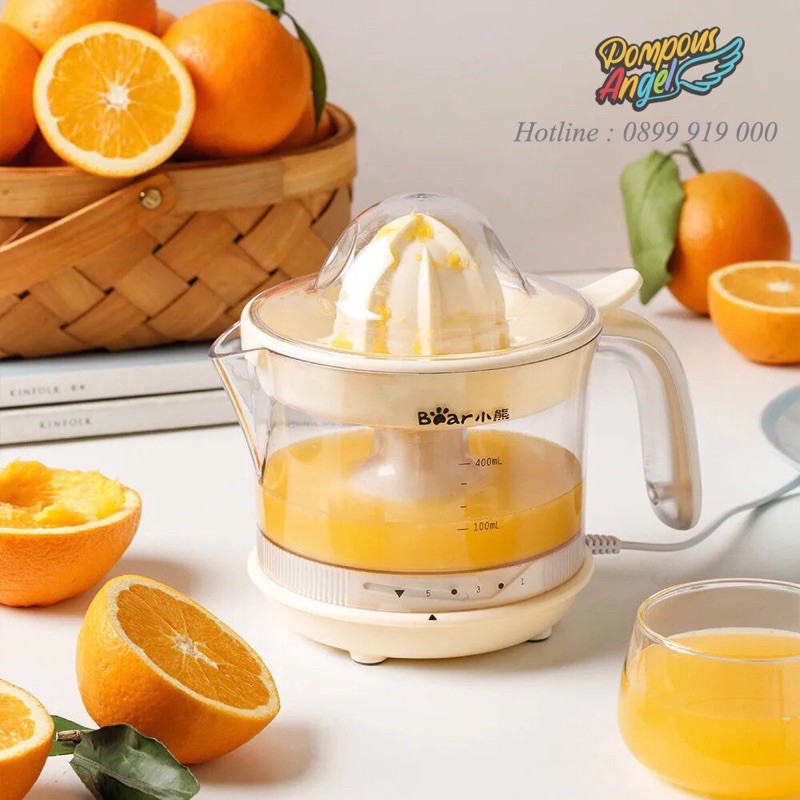 Máy vắt cam BEAR CZJ-A04B1 ,dung tích 400ml, vắt kiệt,êm, nhẹ , không bị đắng