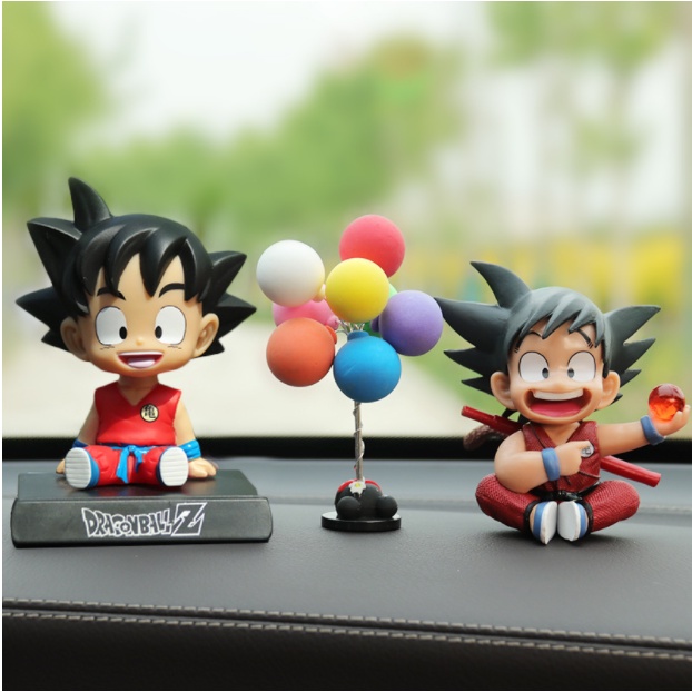 Mô Hình DragonBall Son Goku, Krillin Siêu Đẹp - Trang trí Decor taplo Ô tô - Trang trí bàn học bàn , Bàn Làm Việc