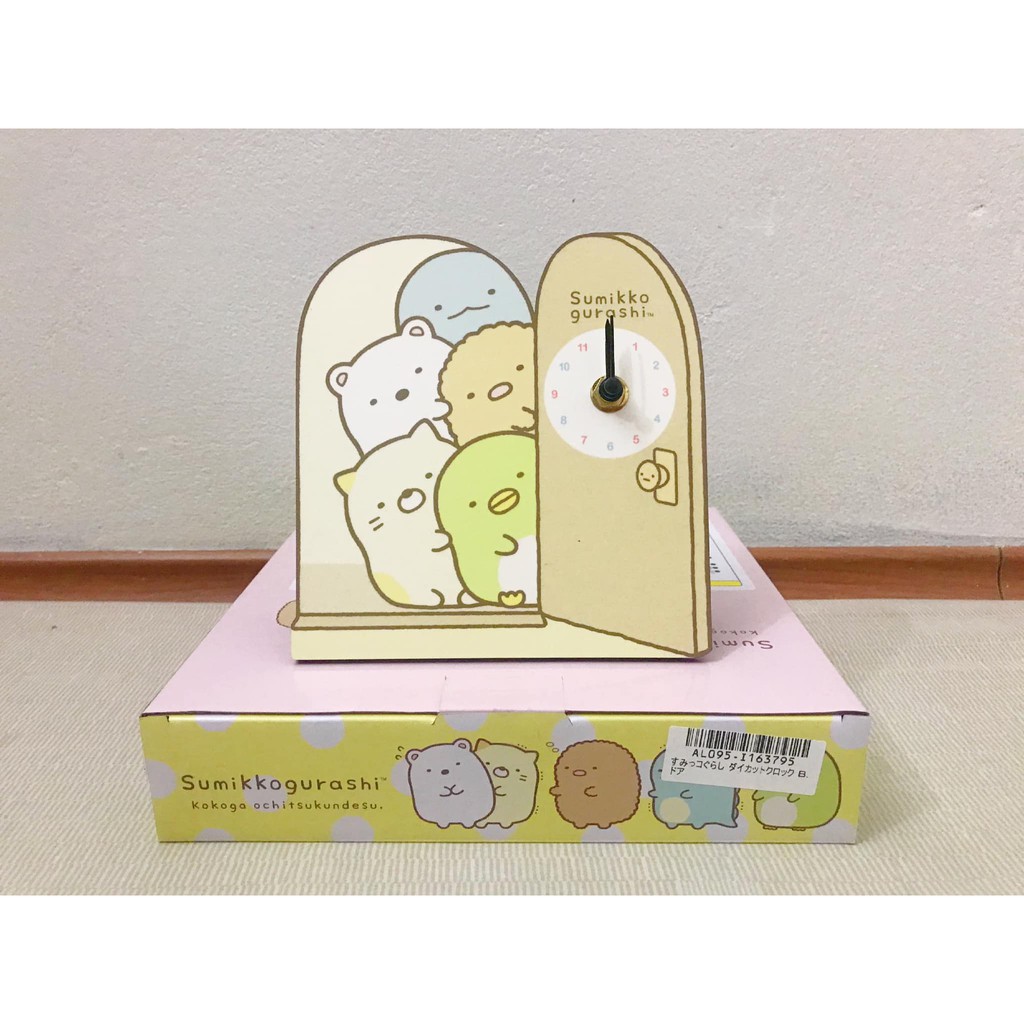 SAN-X - Full box Bộ Die-cut Clock hình các nhân vật Sumikko Gurashi