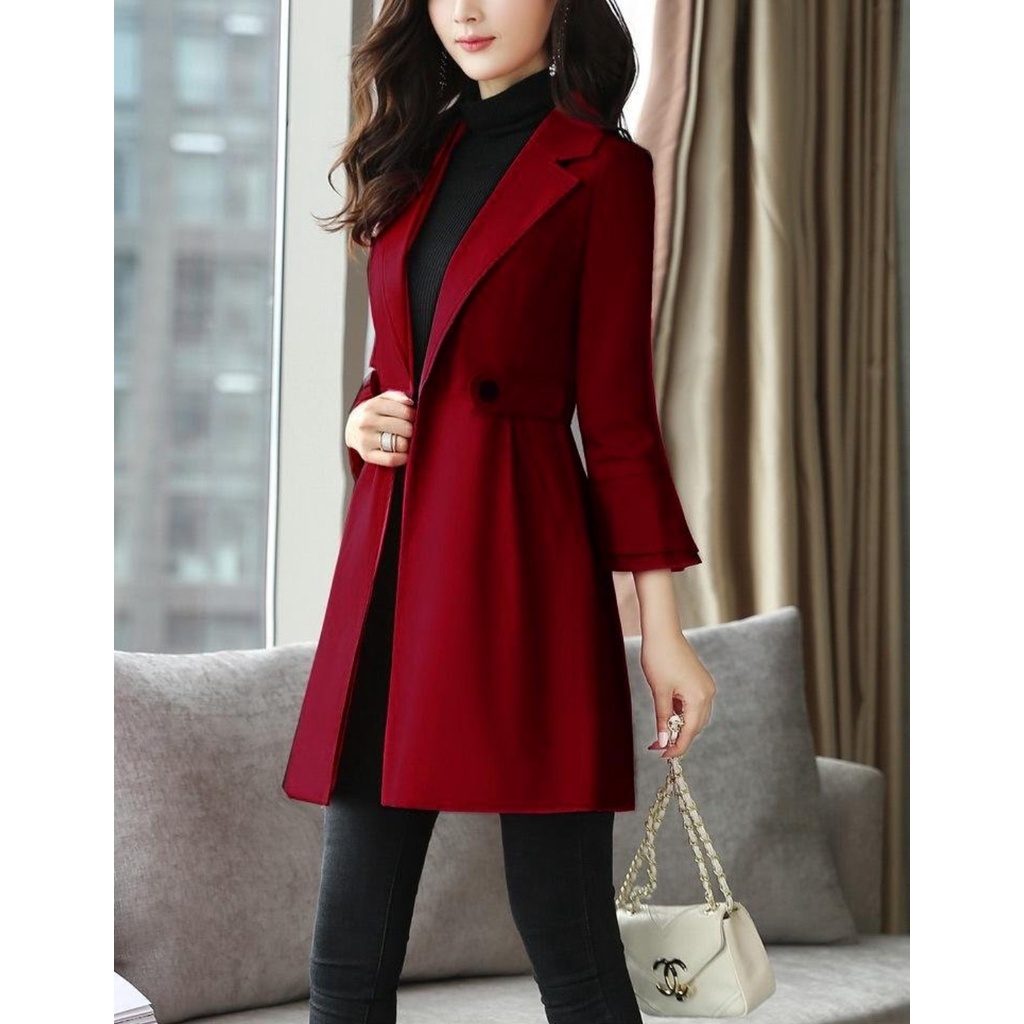 SHOPPRO - THỜI TRANG NỮ THU ĐÔNG - ÁO KHOÁC DÁNG DÀI KIỂU ÁO KHOÁC MANGO TAY LOE CAO CẤP 3106 3108 3113 3120 3123