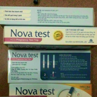 [ Hàng cao cấp Việt Nam ] Que thử thai NOVA Test nhanh nhạy hiệu quả