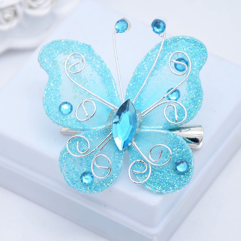 Set 10 kẹp tóc hình bướm dễ thương cho bé gái