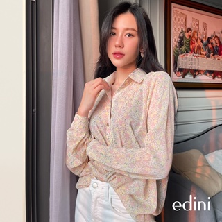 Áo sơ mi họa tiết hoa edini - sm226