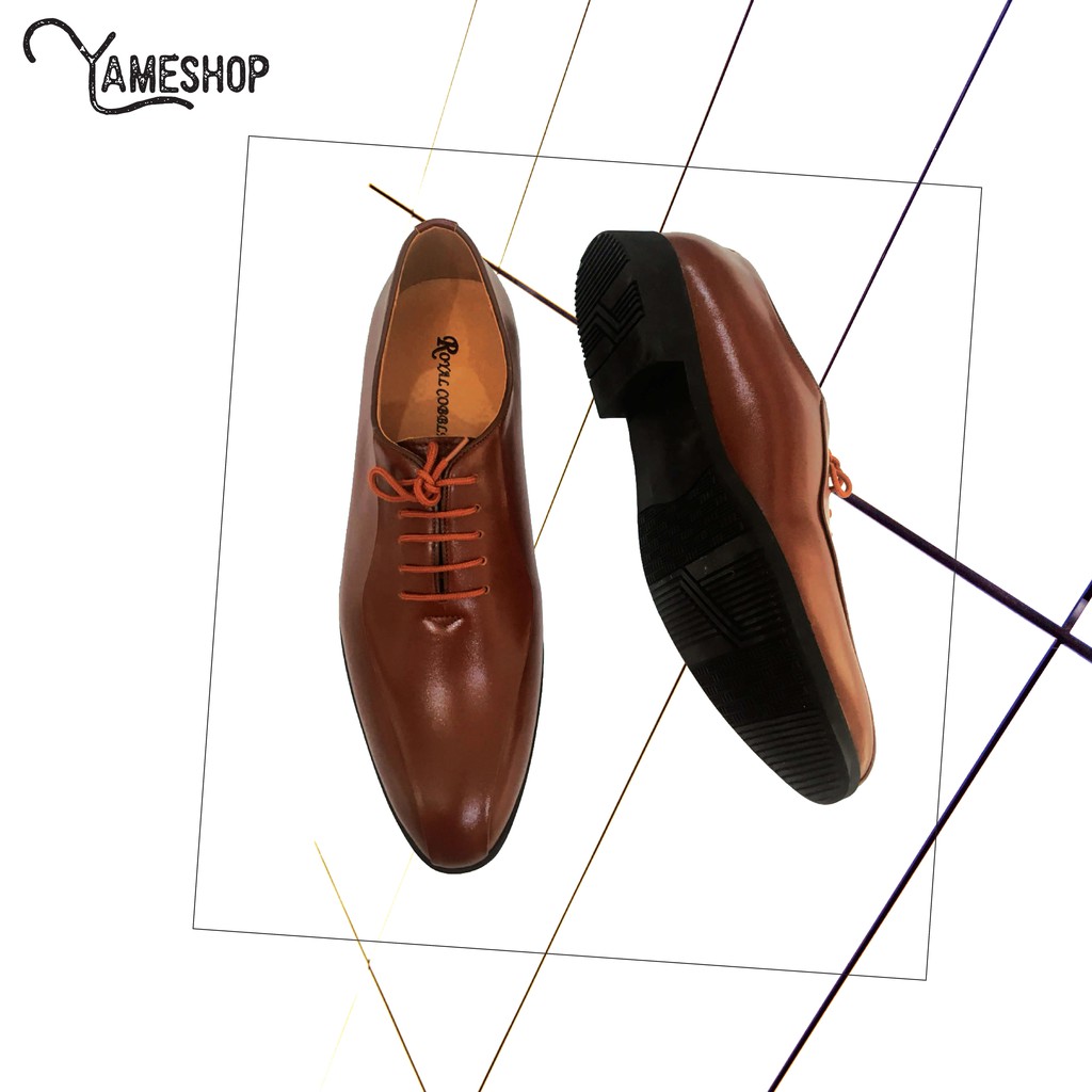 Giày tây Nam buộc dây công sở lịch lãm ( Tặng 1 đôi lót giày/sp)