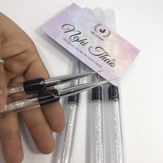 Cọ nét cọ râu cán đá vẽ nét mềm