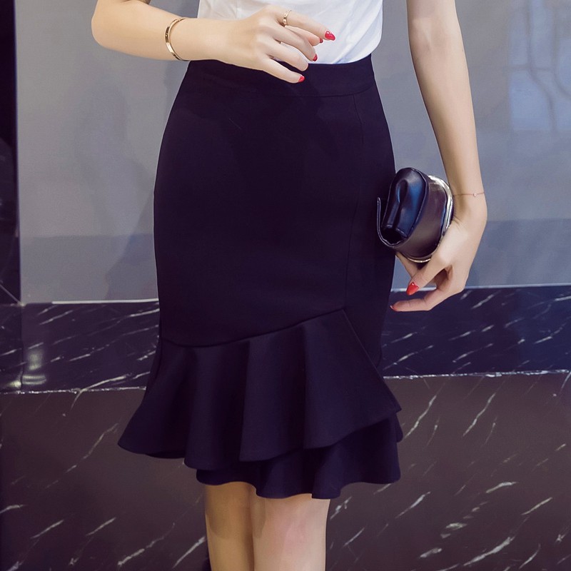 CHÂN VÁY ĐUÔI CÁ HAI TẦNG (ảnh thật lướt ngang) | BigBuy360 - bigbuy360.vn