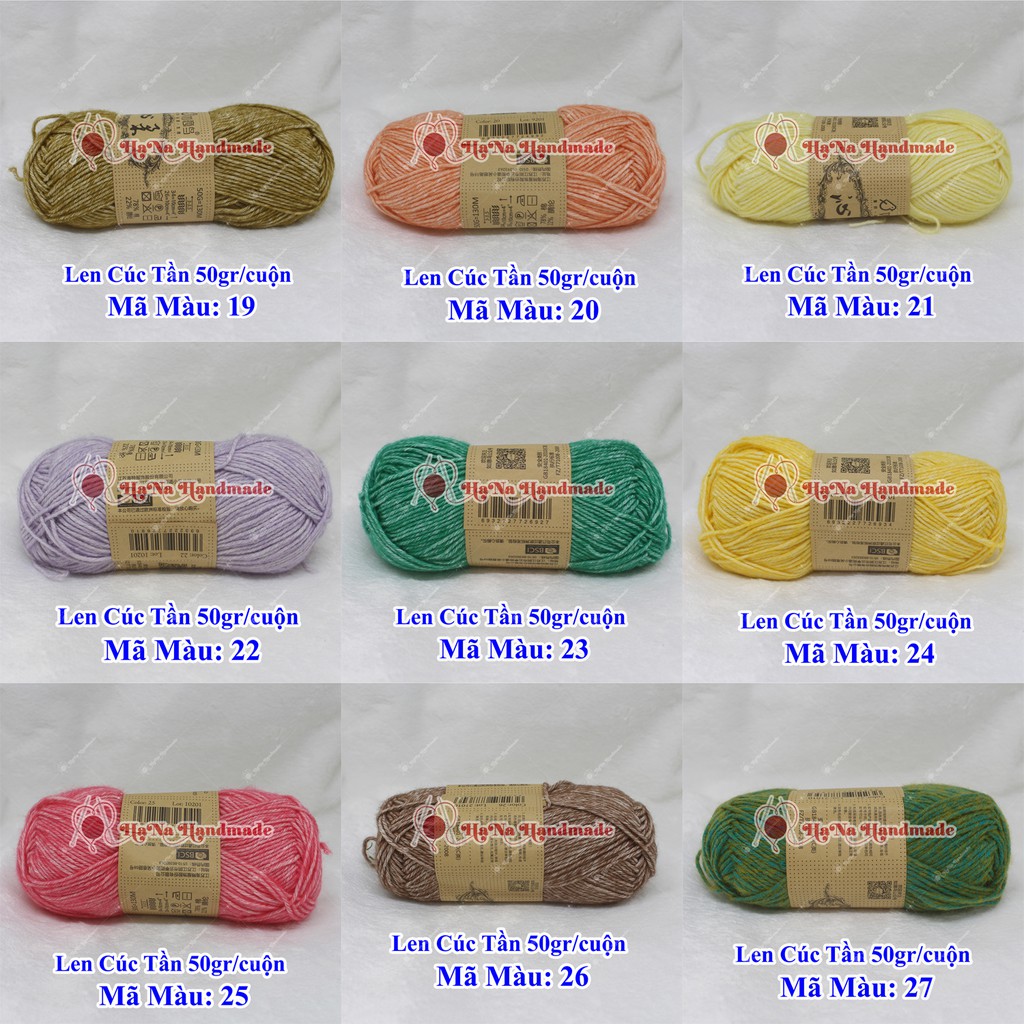Len cúc tần 30k/50g ~130m