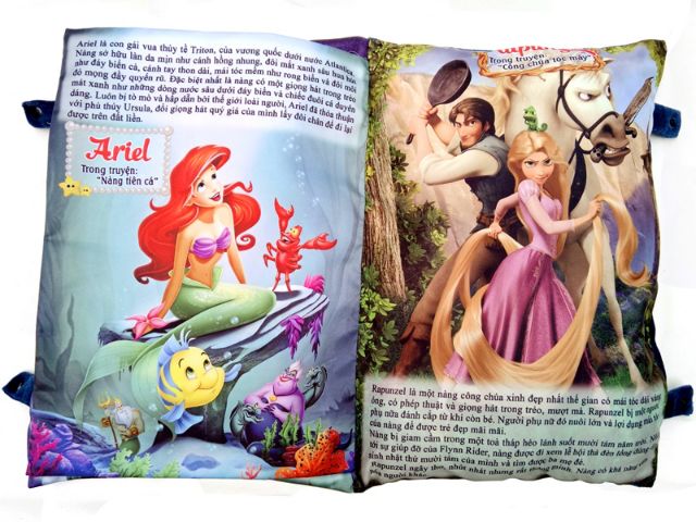 Gối Sách Vải PiPo Việt Nam Công Chúa Disney