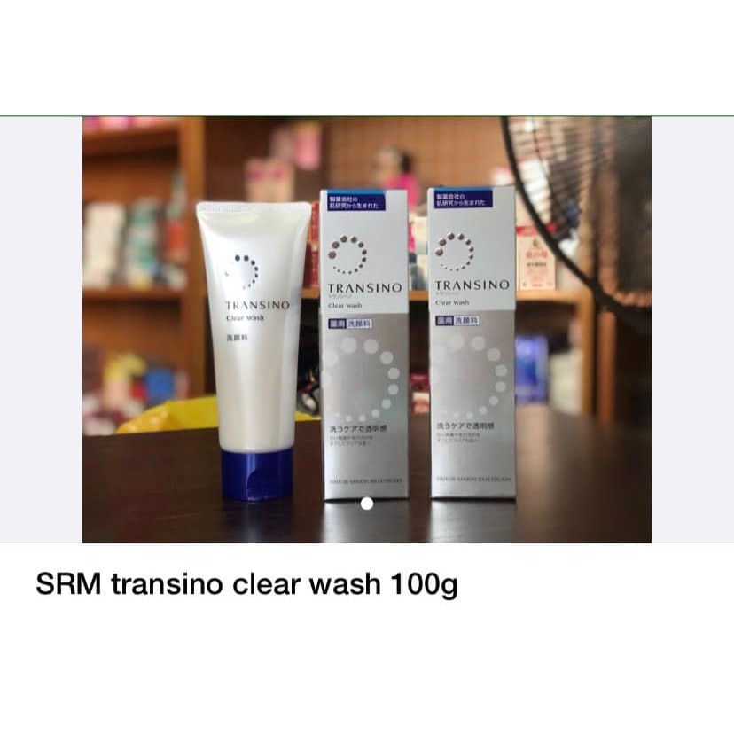 SỮA RỬA MẶT TRANSINO CLEAR WASH 100G Mẫu mới 2020