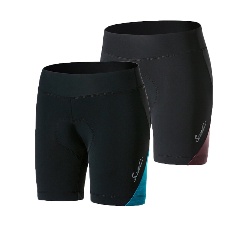 Santic Quần Soóc Đạp Xe Cho Nữ Quần Áo Đạp Xe Đạp Leo Núi Có Đệm 4D Quần Soóc Thoáng Khí Cho Nữ WL0C05115
