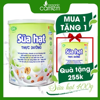SỮA HẠT THỰC DƯỠNG Soyna Lon 800g - vị cacao thơm béo ngọt tự nhiên, bổ sung Chất Đạm cho người ăn Chay, tập Gym, Yoga