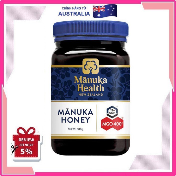 Giá Shock [MGO 400+ | UMF 13+] Mật Ong MANUKA HONEY | Manuka Health New Zealand