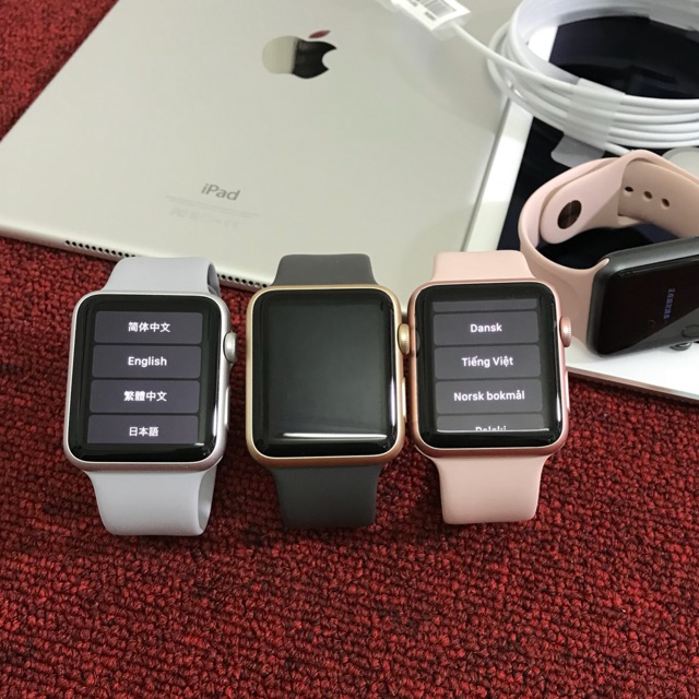 Đồng hồ apple watch series 1 38/42 nhôm/thép