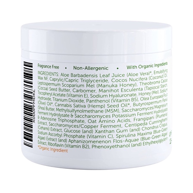 Kem dưỡng ẩm/ sữa rửa mặt organic mật ong Manuka Honeyskin USA 118g