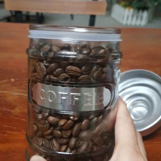 Hũ thủy tinh đựng cà phê