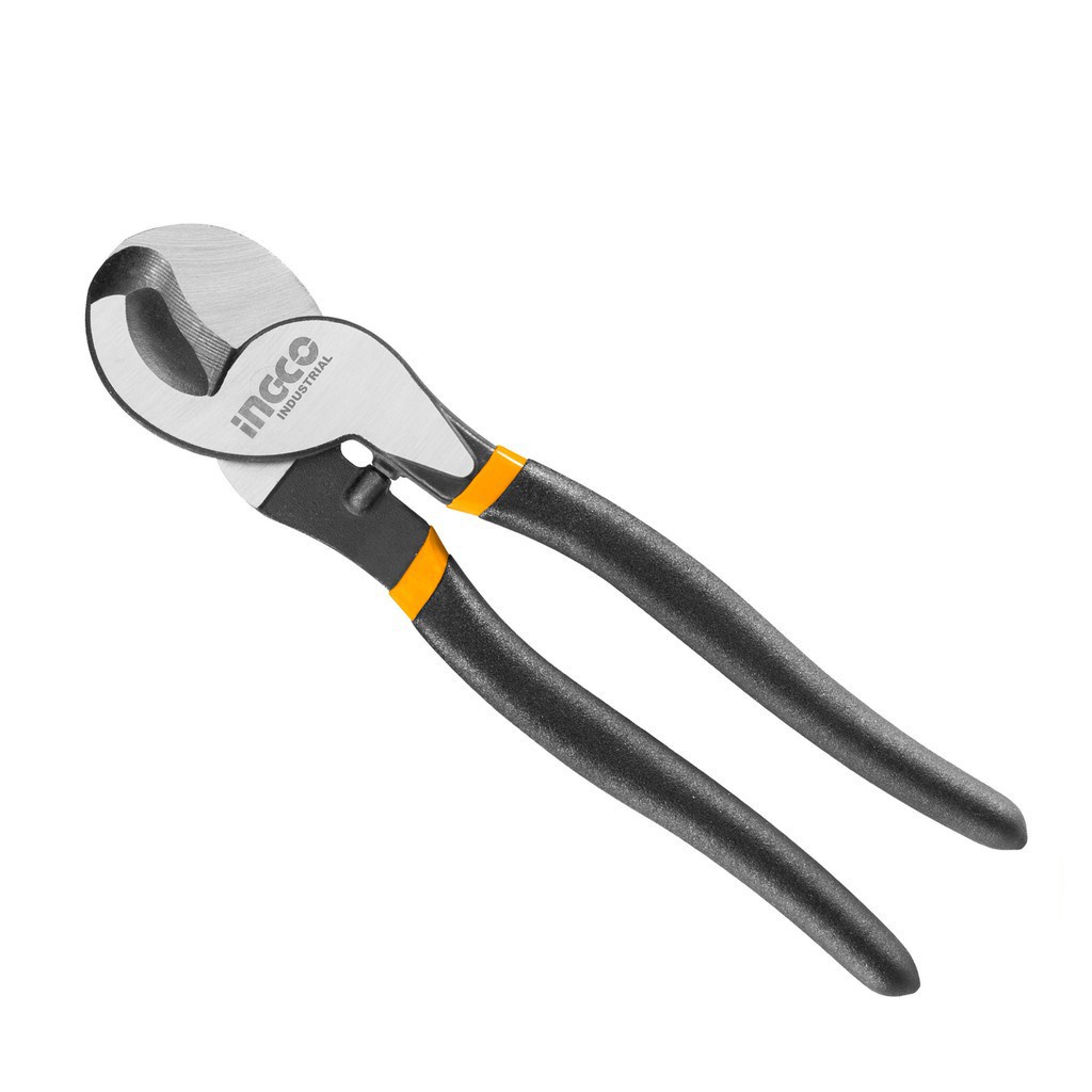 Kềm cắt cáp điện đầu lớn 10 inch/250mm Ingco HHCCB0210 Chất liệu thép carbon đen bóng