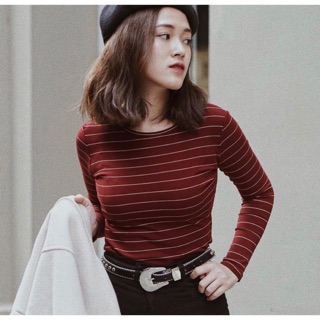 Áo kẻ đỏ chicbae21