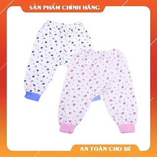 Quần dài bo gấu Miomio hình bình sữa + xe nôi