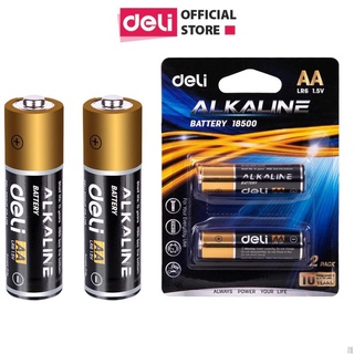 Pin kiềm akaline deli - 2 loại aa và aaa - vỉ 2 viên/ 4 viên - 18500/18501/18504/18505 - deli