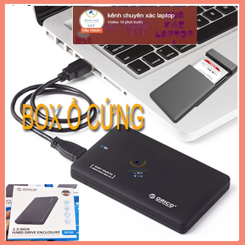 Box kèm Ổ Cứng Orico HDD 250GB , 320GB , 500GB,1000GB Hãng Toshiba , HGST,SEAGATE,HITACHI,WD