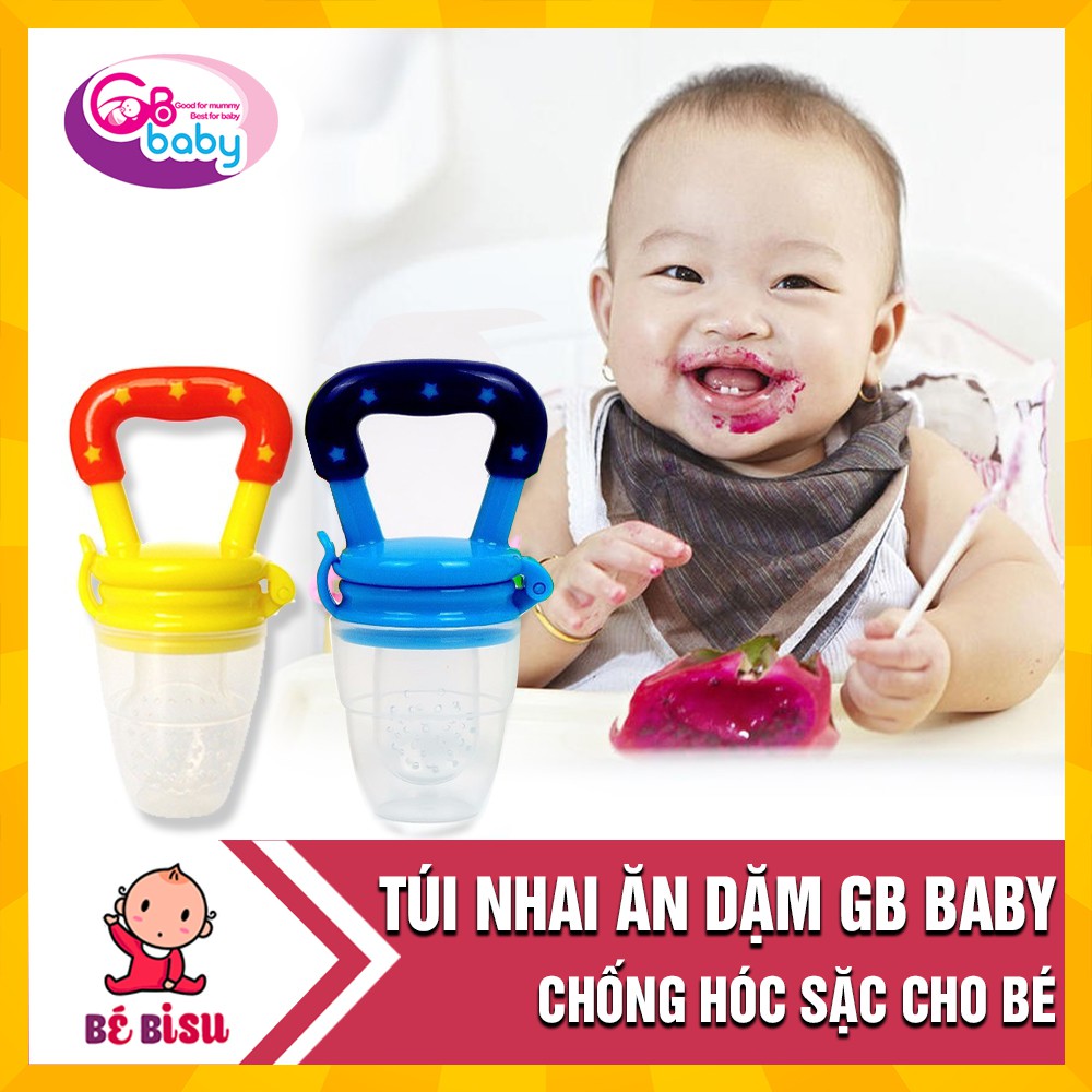 Túi nhai ăn dặm GB Baby Hàn Quốc chống hóc- giúp bé tập ăn hiệu quả