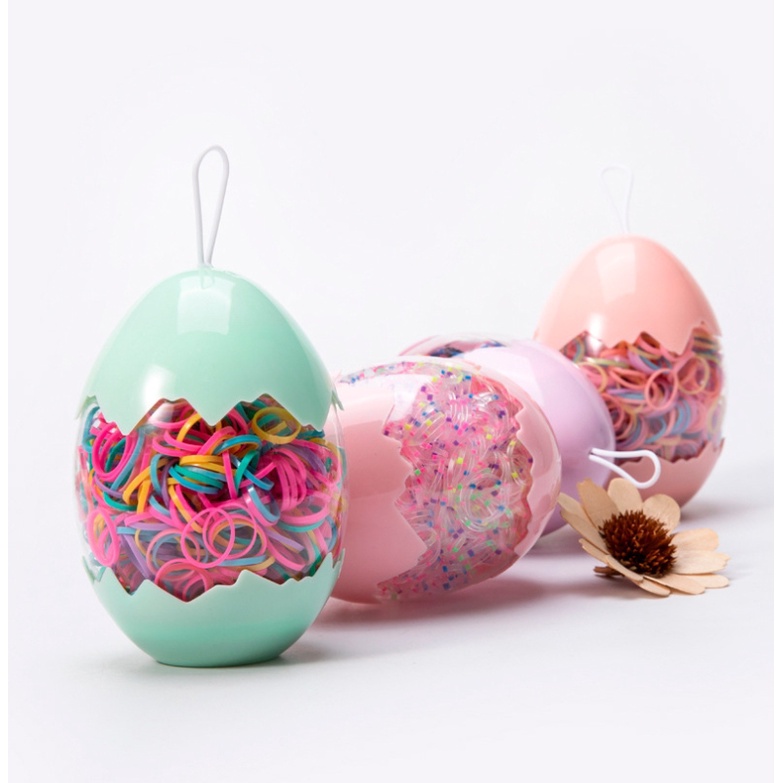 Dây Buộc Tóc Cao Su Mini Co Giãn Nhiều Màu Sắc Dùng Một Lần