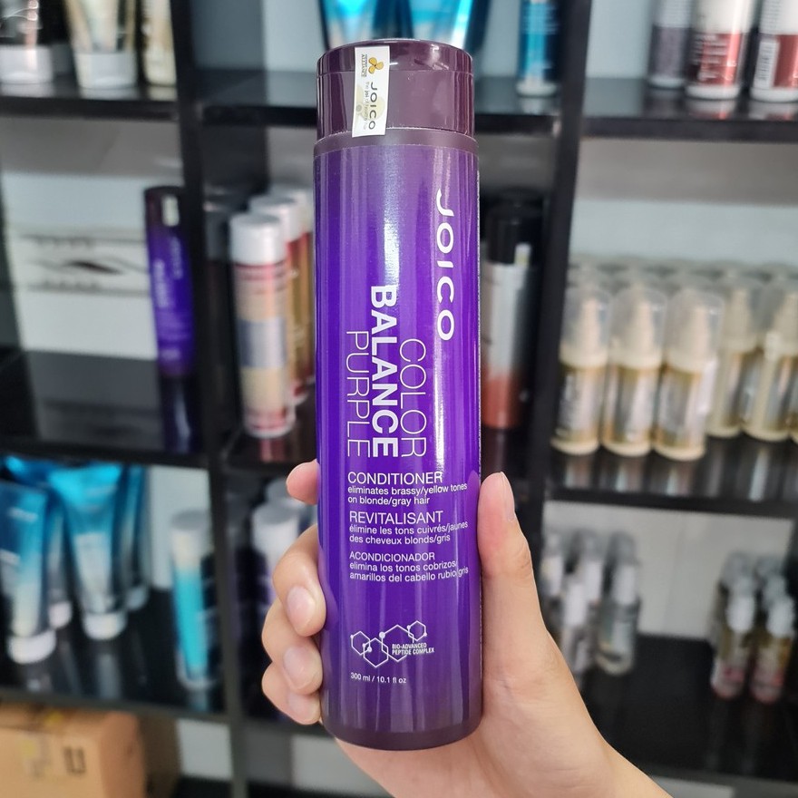 Dầu xả tím khử vàng JOICO Color Balance Purple 300ml