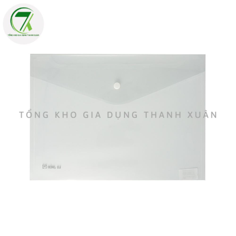 [THANH LÝ] TÚI ĐỰNG HỒ SƠ HỒNG HÀ CLEAR BAG KHỔ A4