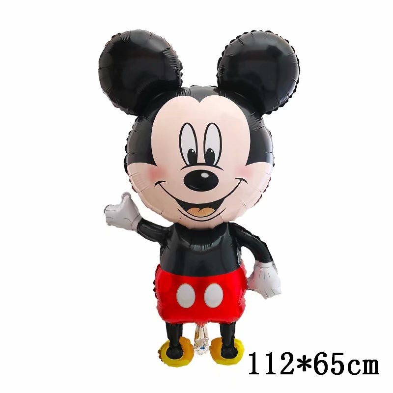Bong bóng tráng nhôm hình chuột Mickey Minnie Disney dễ thương