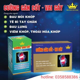 Cường gân cốt vai gáy Kingphar - hết lo đau mỏi xương khớp, tê bì chân tay