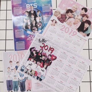 Lịch 2019 BTS (lịch dán tường)