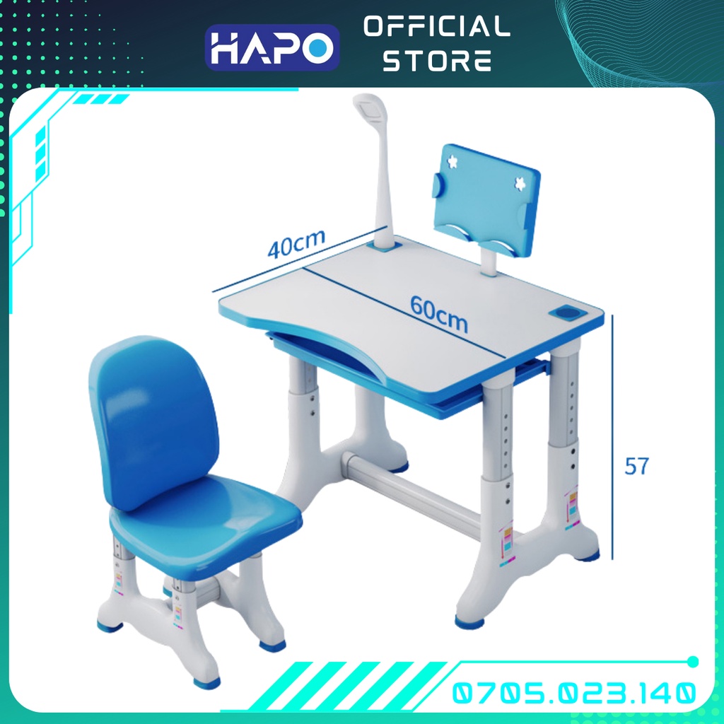 Bộ Bàn Ghế Chống Gù, Ghế Ngồi Học Chống Cận Thị 3 Chế Độ Cho Các Bé Hapo