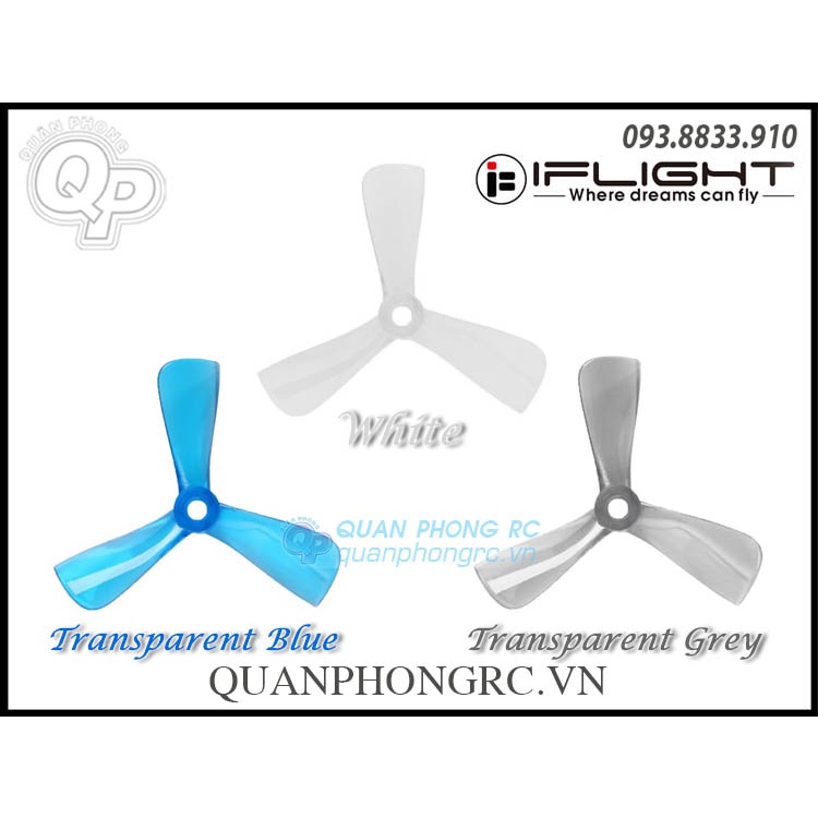 Cánh 3 Lá iFlight Nazgul Cine 3040 3 Blades FPV Cinewhoop Propellers (2 Cặp)