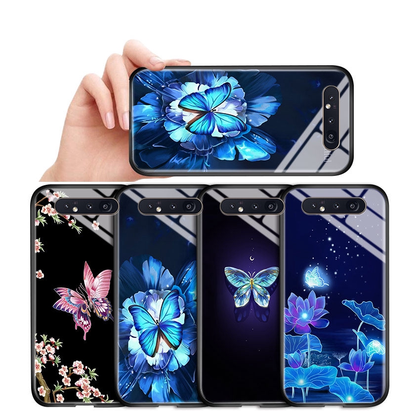 Samsung Galaxy A52 A52S A32 A12 A02S A03S A03  A02 M02 5G 4G Cho Ốp lưng điện thoại In Hình Butterfly Flower Floral