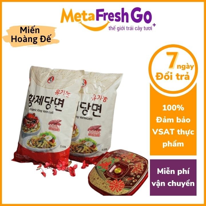 Miến Khoai Lang Hoàng Đế Hàn Quốc Orangic  500g Thơm Ngon, Ít Calo, Thích Hợp Ăn Giảm Cân | Meta FreshGo