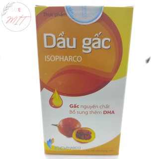 Dầu gấc isopharco - gấc nguyên chất, bổ sung dha