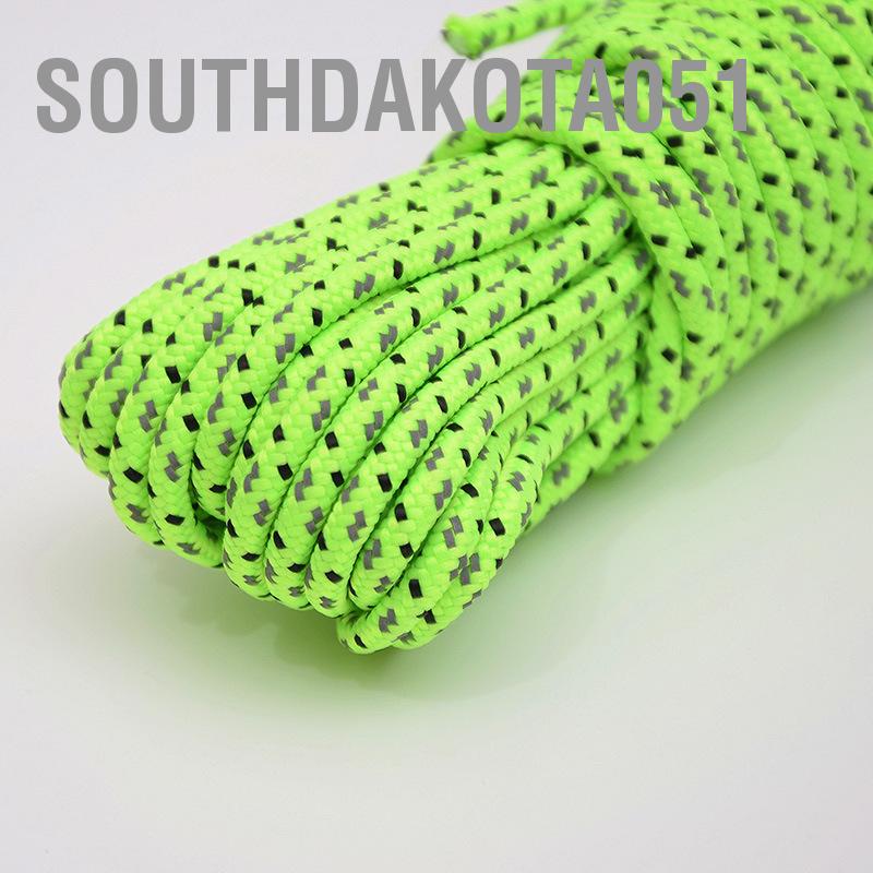 [Hàng HOT] Dây dù căng lều bạt phản quang chống gió dài 50m dày 4mm cho cắm trại ngoài trời【Southdakota051】