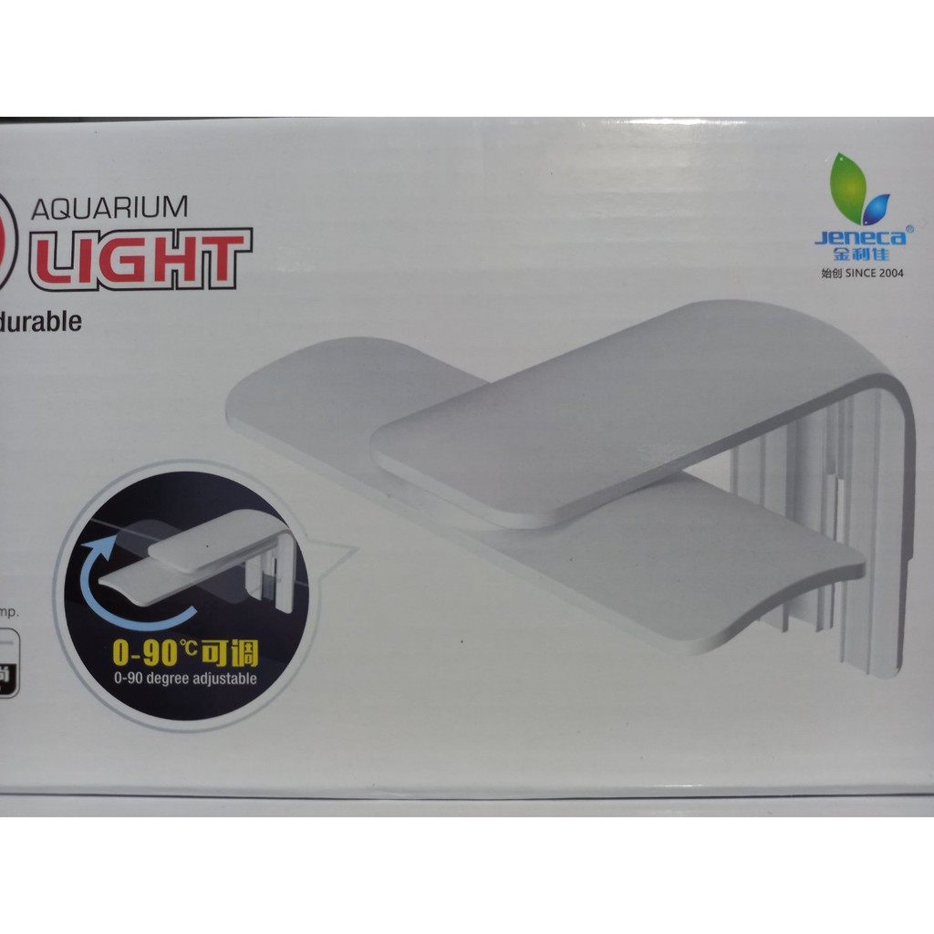 Đèn Led kẹp hồ cá siêu sáng và siêu tiết kiệm điện cho bể cá cảnh jenica xoay 90độ