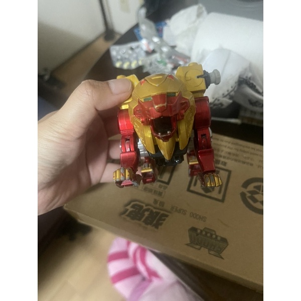 siêu nhân gao sư tử cá mập mô hình Dx xác