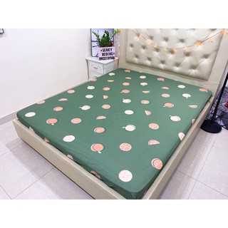 Free ship 99k bộ ga gối cotton hàn quốc 100% mẫu hoa hq55r
