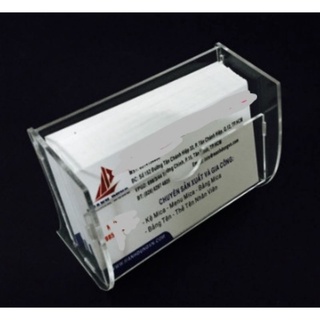 Kệ mica đựng namecard để bàn, Kệ Mica Để Card Visit