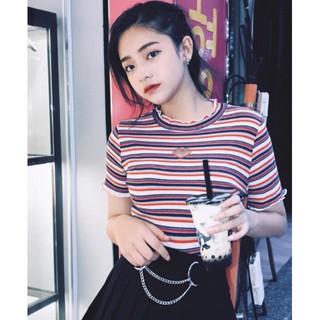 💋 CropTop Cut Out Tim Cực Xinh