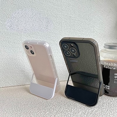 Ốp Điện Thoại Mềm Màu Trơn Cao Cấp Chống Rơi Vỡ Có Giá Đỡ Vô Hình Cho iphone14 Pro Max 13Promax12 Pro Max 11Pro Max XS Max