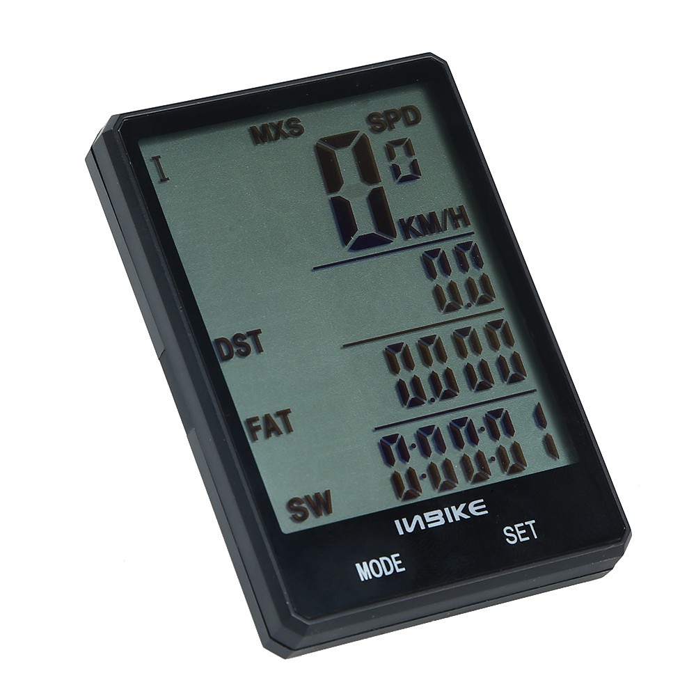 Đồng hồ đo tốc độ không dây màn hình LCD 2.8inch chống nước cho xe đạp